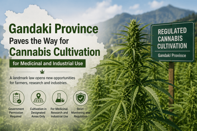 Gandaki Province Opens Door to Medicinal and Industrial Cannabis Farming - Featured image